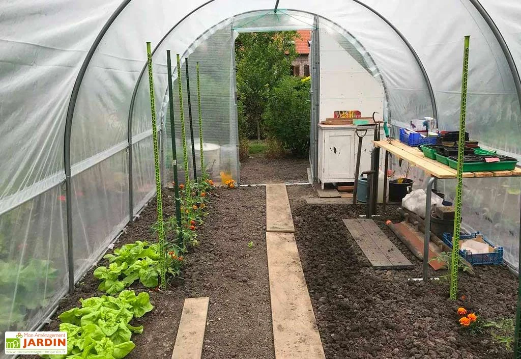 Serre Tunnel Tonneau En Polyéthylène 18 M² - Jardinière 6 X 3 M 4 Serre Tunnel Tonneau En Polyéthylène 18 M² - Jardinière 6 X 3 M – Image 4