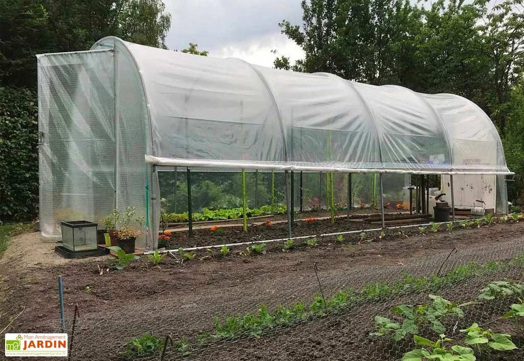 Serre Tunnel Tonneau En Polyéthylène 18 M² - Jardinière 6 X 3 M 2 Serre Tunnel Tonneau En Polyéthylène 18 M² - Jardinière 6 X 3 M – Image 2