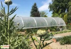 Serre Tunnel Tonneau En Polyéthylène 44 M² - Mini 12 X 3,7 M