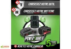Souffleur Sans Fil PowerShared 20V - Sans Batterie -Serre Et Potager Soldes Magasin souffleur sans fil powershared constructor 2