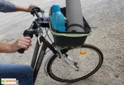 Support Vélo Pour Panier De Récolte Kajo 15 L -Serre Et Potager Soldes Magasin support velo panier kajo vert