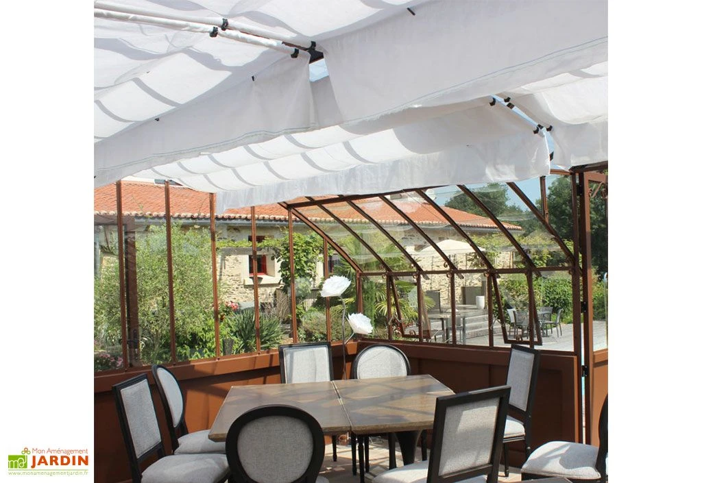 Système D'Ombrage Pour Serres Chambord Et Versailles 2 Système D'Ombrage Pour Serres Chambord Et Versailles – Image 2