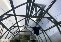 Serre De Jardin En Polycarbonate Et Acier Galvanisé -Serre Et Potager Soldes Magasin toiture serre polycarbonate