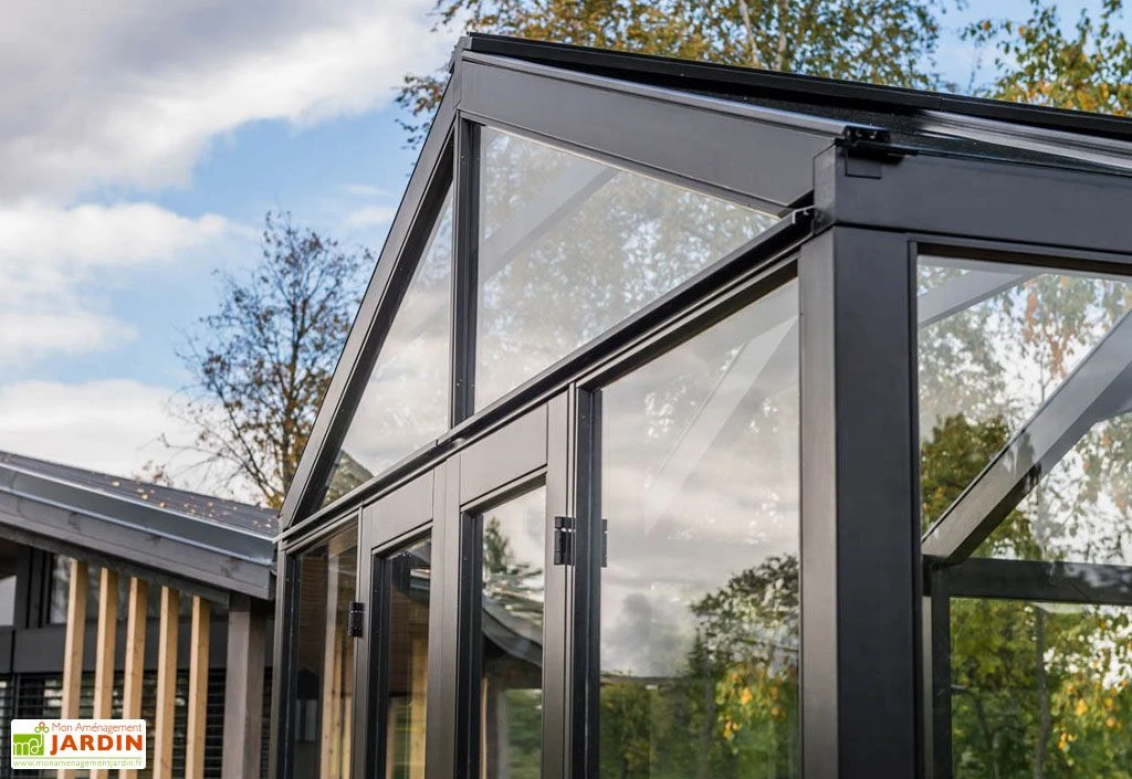 Serre De Jardin En Bois Et Verre Trempé – Myosotis 6 Serre De Jardin En Bois Et Verre Trempé – Myosotis – Image 6