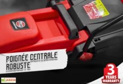 Tondeuse à Gazon électrique 1300 W 32 Cm + Bac 25 L -Serre Et Potager Soldes Magasin tondeuse gazon electrique elem garden ltde1332 22 poignee transport