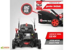 Tondeuse Thermique Autotractée 173 CC – 50 Cm 8 Tondeuse Thermique Autotractée 173 CC – 50 Cm -Serre Et Potager Soldes Magasin tondeuse thermique autotractee elem garden ttac51t173 22