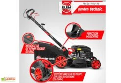 Tondeuse Thermique Autotractée 173 CC – 50 Cm 9 Tondeuse Thermique Autotractée 173 CC – 50 Cm -Serre Et Potager Soldes Magasin tondeuse thermique mulching elem garden ttac51t173 22