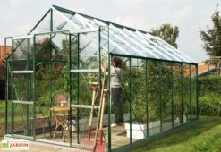 Serre De Jardin En Verre Trempé Lams 11,3 M² - Laurus Vert